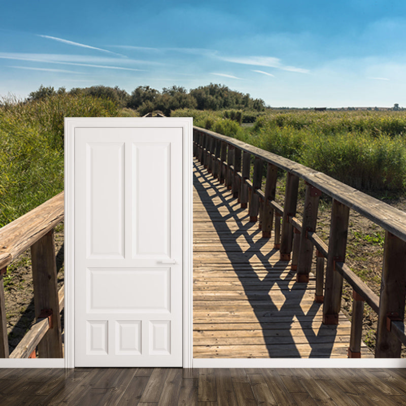 Environment Friendly Mural Wallpaper Industrial Style Space Extension Mural for Wall Decor