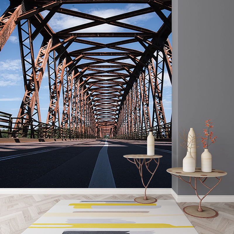 Environment Friendly Mural Wallpaper Industrial Style Space Extension Mural for Wall Decor