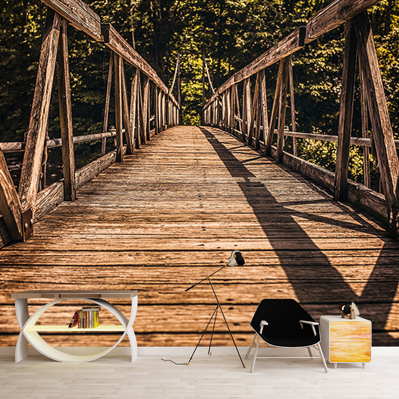 Environment Friendly Mural Wallpaper Industrial Style Space Extension Mural for Home