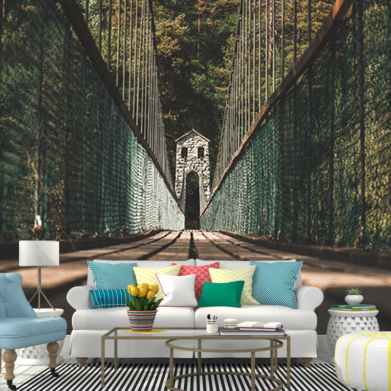 Environment Friendly Mural Wallpaper Industrial Style Space Extension Mural for Home