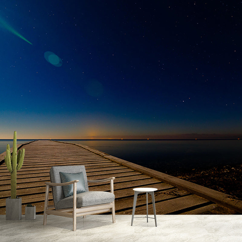 Environment Friendly Mural Wallpaper Industrial Style Space Extension Mural for Home Decor