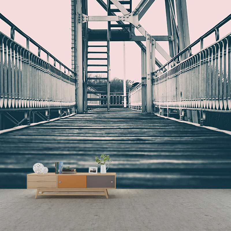 Environment Friendly Mural Wallpaper Industrial Style Space Extension Mural for Home Decor