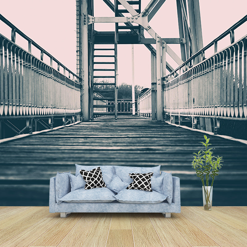 Environment Friendly Mural Wallpaper Industrial Style Space Extension Mural for Home Decor