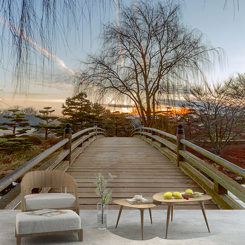 Environment Friendly Mural Wallpaper Industrial Style Space Extension Mural for Home Decor