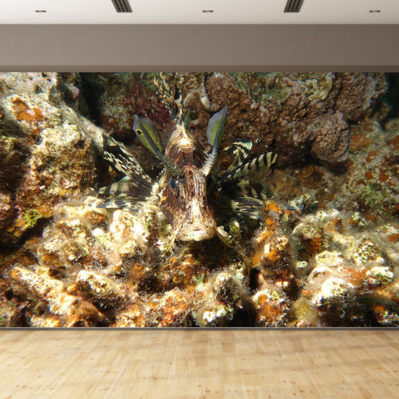 Environment Friendly Mural Wallpaper Tropical Beach Style Mural for Wall Decor