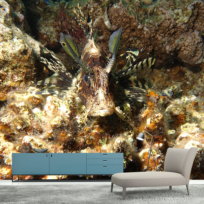 Environment Friendly Mural Wallpaper Tropical Beach Style Mural for Wall Decor