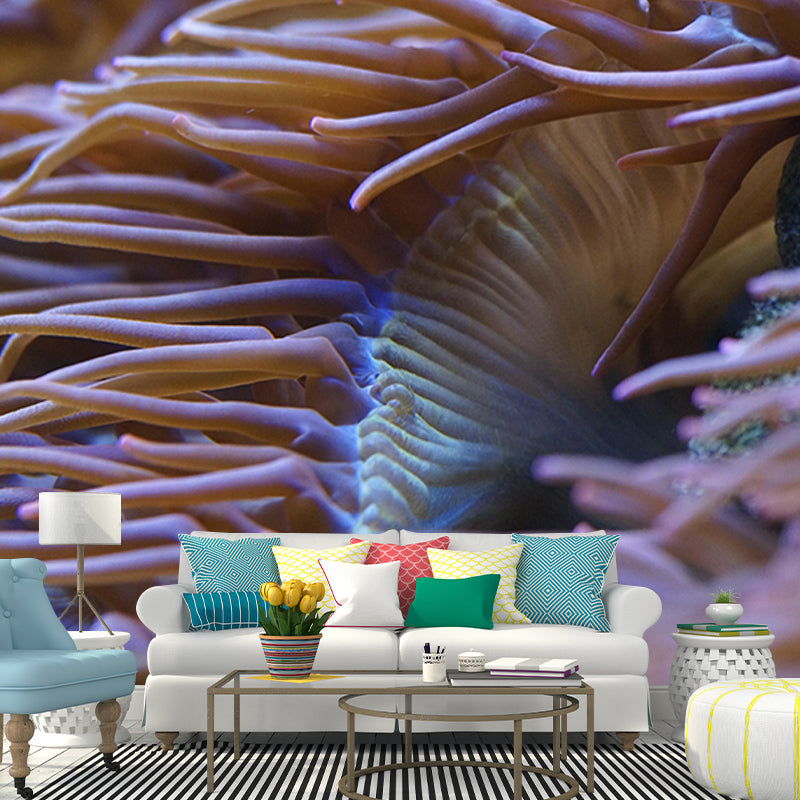 Environment Friendly Mural Wallpaper Tropical Beach Style Mural for Home Decor