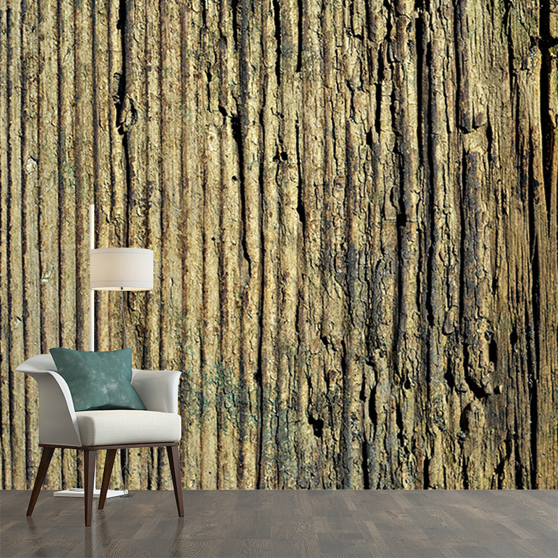 Environment Friendly Mural Industrial Style Wood Texture Mural for Decoration