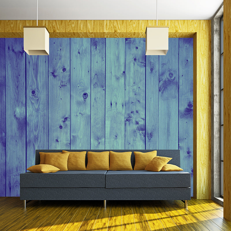 Vivid Nature Mural Wallpaper Industrial Style Wood Texture Mural for Decoration