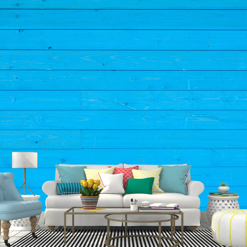 Vivid Nature Mural Wallpaper Industrial Style Wood Texture Mural for Decoration