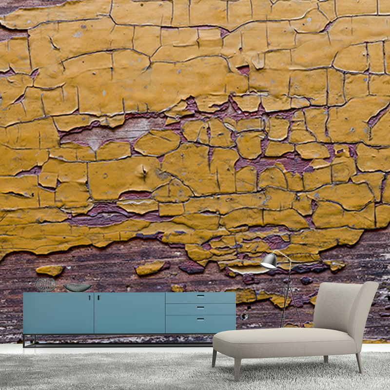 Environment Friendly Mural Industrial Style Wood Texture Mural for Home Decor