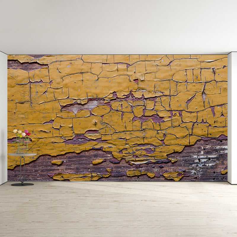 Environment Friendly Mural Industrial Style Wood Texture Mural for Home Decor