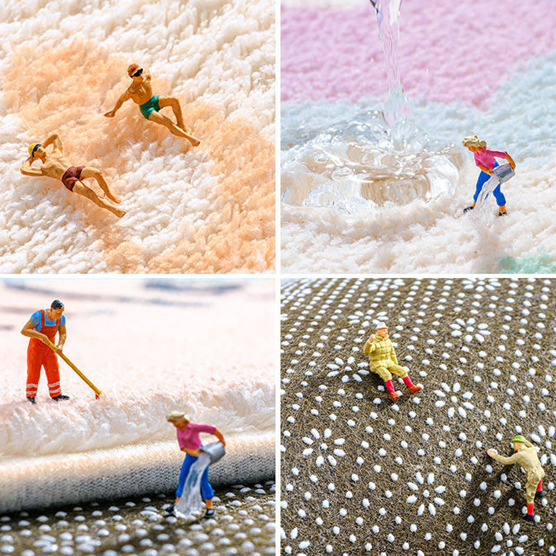 Alfombra de alfombra simple simple alfombra interior de la cuadrícula interior de la alfombra sin deslizamiento para la decoración del hogar