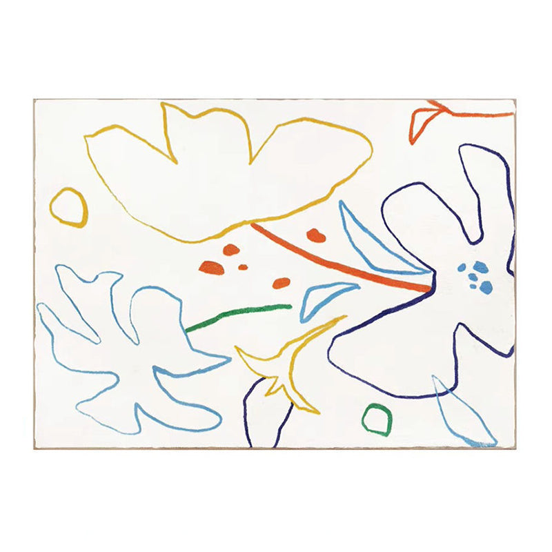 Alfombra de alfombra nórdica de beige alfombra no deslizante alfombra para el salón