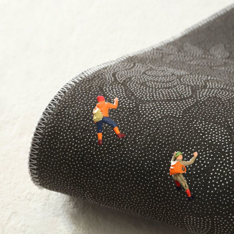 Alfombra de alfombra nórdica de beige alfombra no deslizante alfombra para el salón