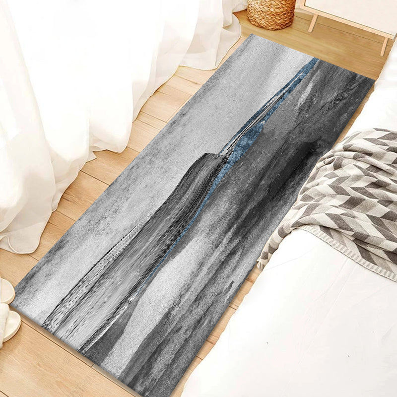 Alfombra gris moderna de la alfombra mezclada alfombra de la alfombra de la alfombra para la sala de estar para la sala de estar