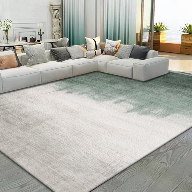 Gray Abstract Pattern Rug Blending Modern Rug Washable Area Rug for Home Decor