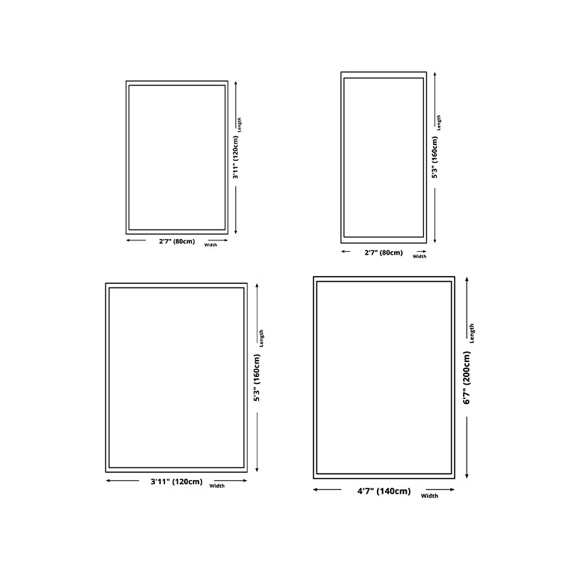 Gray Abstract Pattern Rug Blending Modern Rug Washable Area Rug for Home Decor