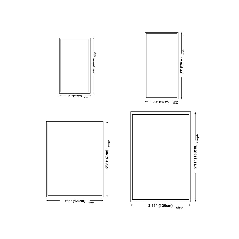 Dark Gray Simple Rug Polyester Moon Area Rug Non-Slip Backing Rug for Home Decor