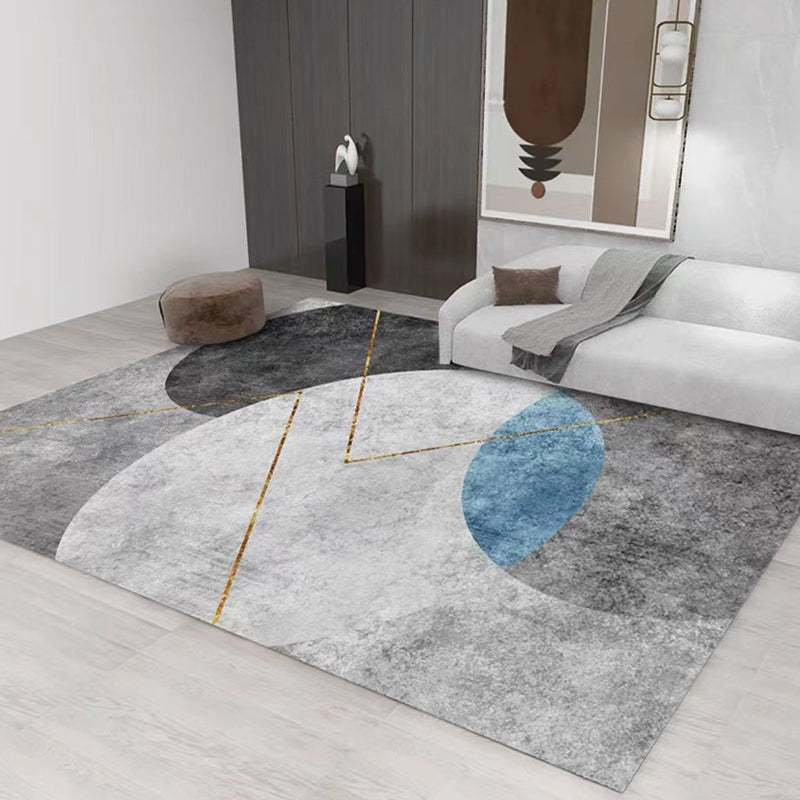 Brown Industrial Carpet Polyester Simple Carpet Washable Carpet for Home Decor