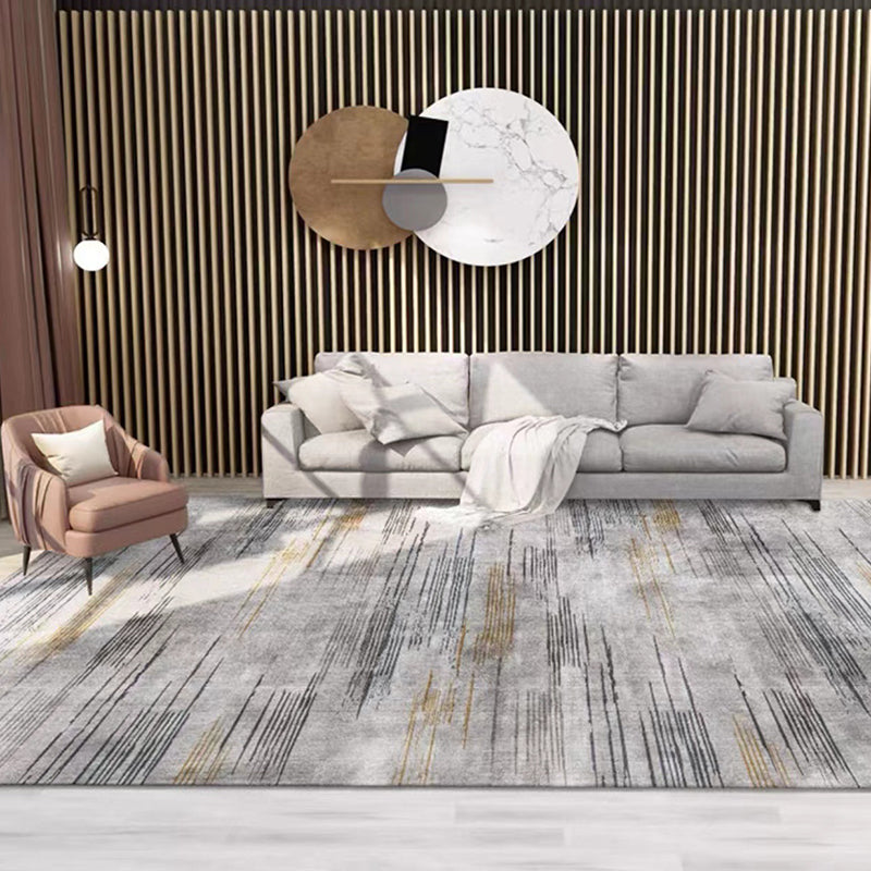 Brown Industrial Carpet Polyester Simple Carpet Washable Carpet for Home Decor