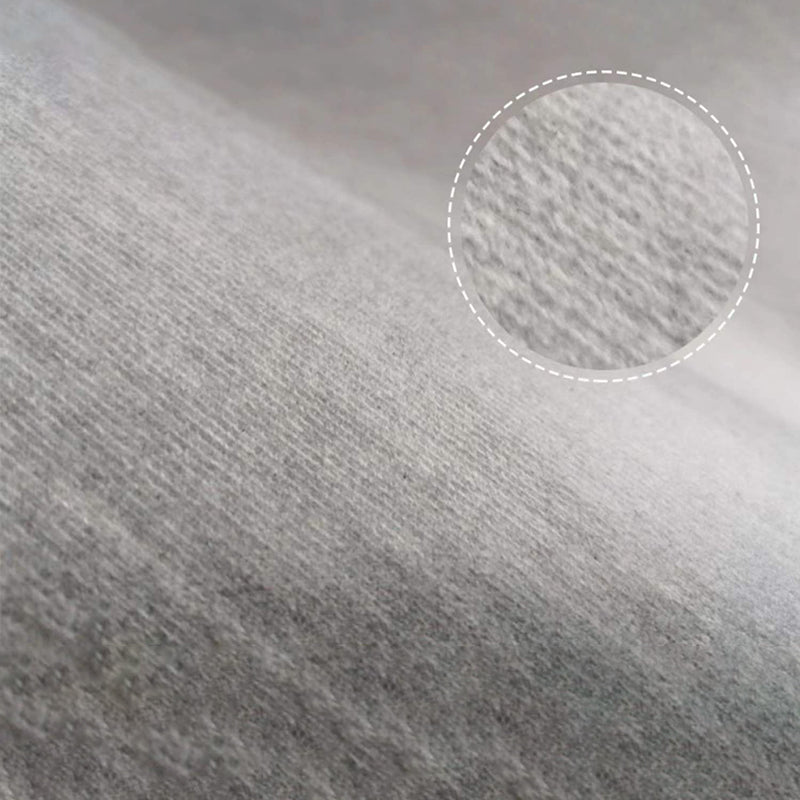 Grey Simple Carpet Polyester Stripe Carpet Non-Slip Backing Carpet for Home Decor