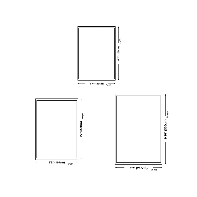 Modern Artistic Pattern Carpet Polyester Indoor Rug Non-Slip Backing Area Carpet for Home Decoration