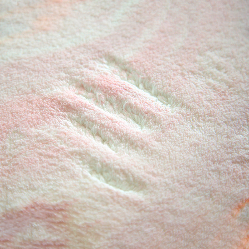 Purple Simple Rug Polyester Chromatic Stripe Rug Washable Rug for Living Room