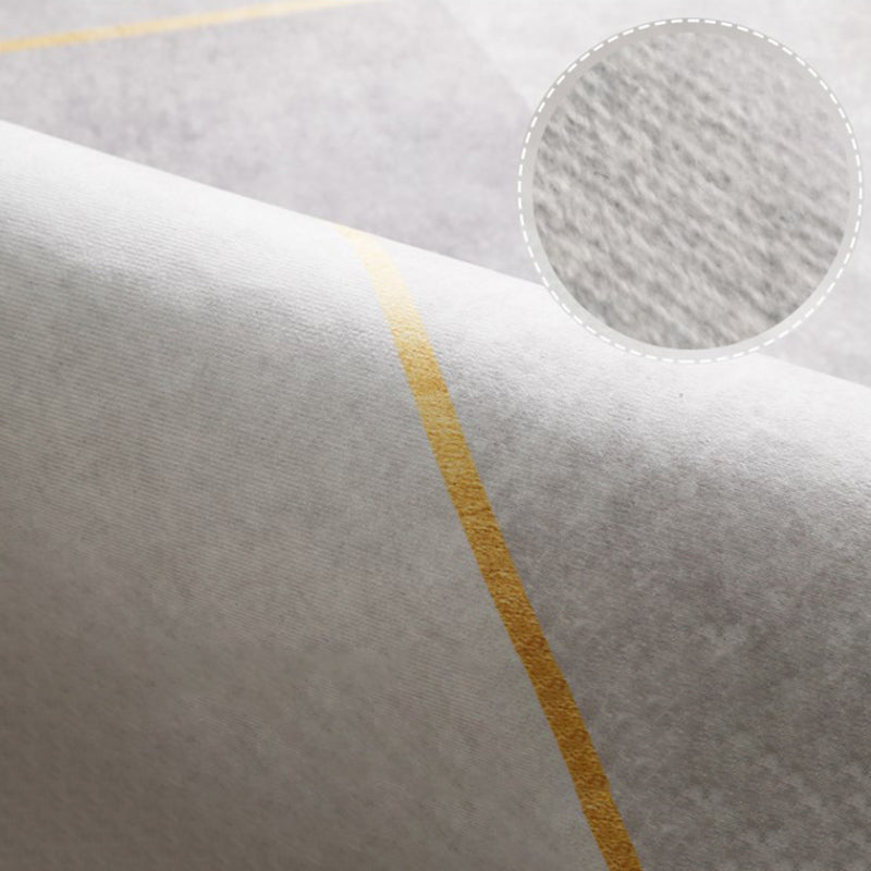 Simplicidad Patrón gráfico de la alfombra Alfombra de área de poliéster Alfombra de interior sin deslizamiento para sala de estar para sala de estar