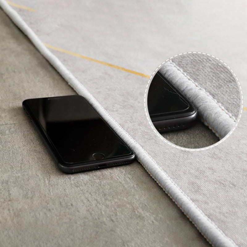 Simplicidad Patrón gráfico de la alfombra Alfombra de área de poliéster Alfombra de interior sin deslizamiento para sala de estar para sala de estar