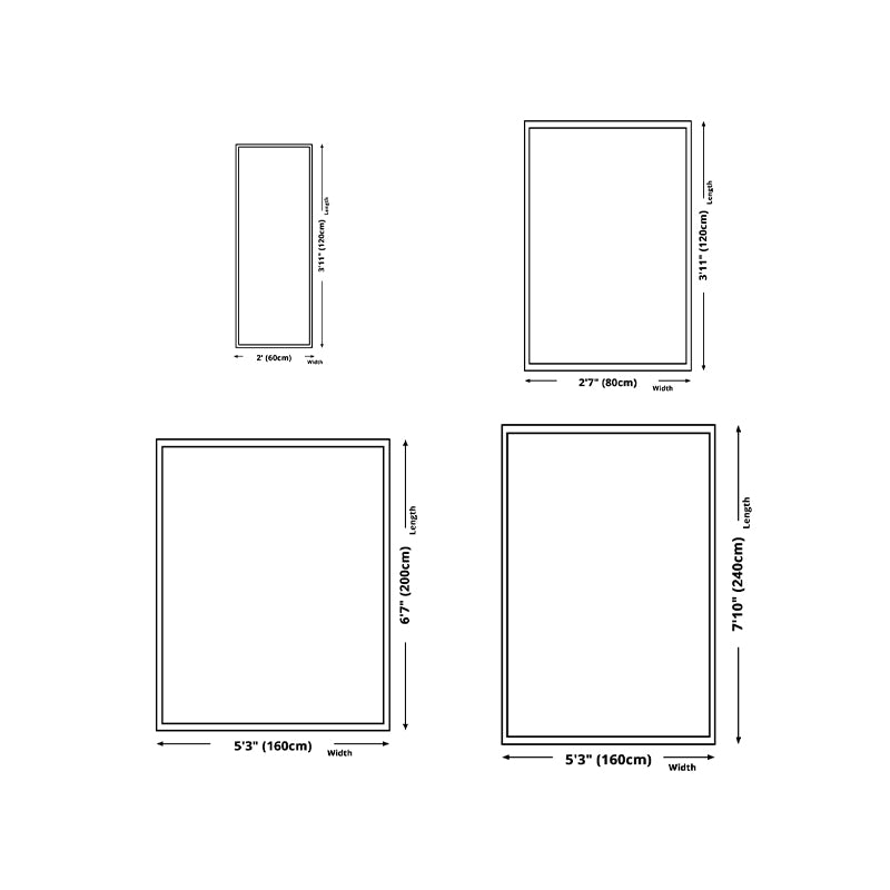 Brown Casual Rug Polyester Striped Rug Non-Slip Backing Rug for Home Decor