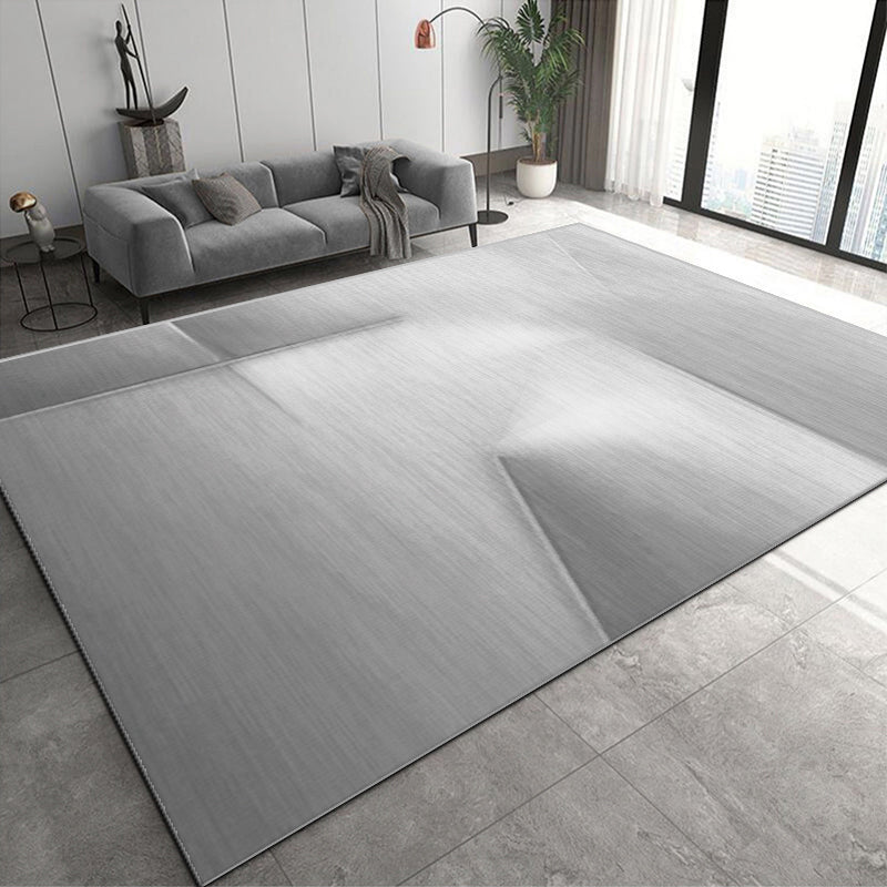 Simple Geometric Printed Carpet Polyester Indoor Rug Non-Slip Backing Rug for Home Decoration