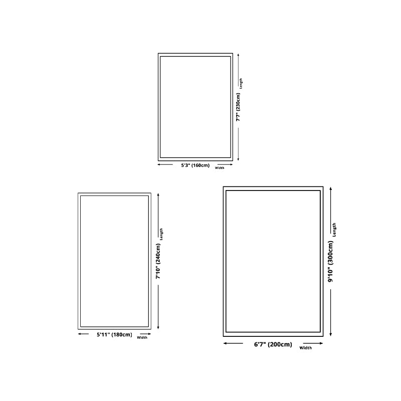 Alfombra moderna moderna poliéster block alfombra lavable alfombra para sala de estar