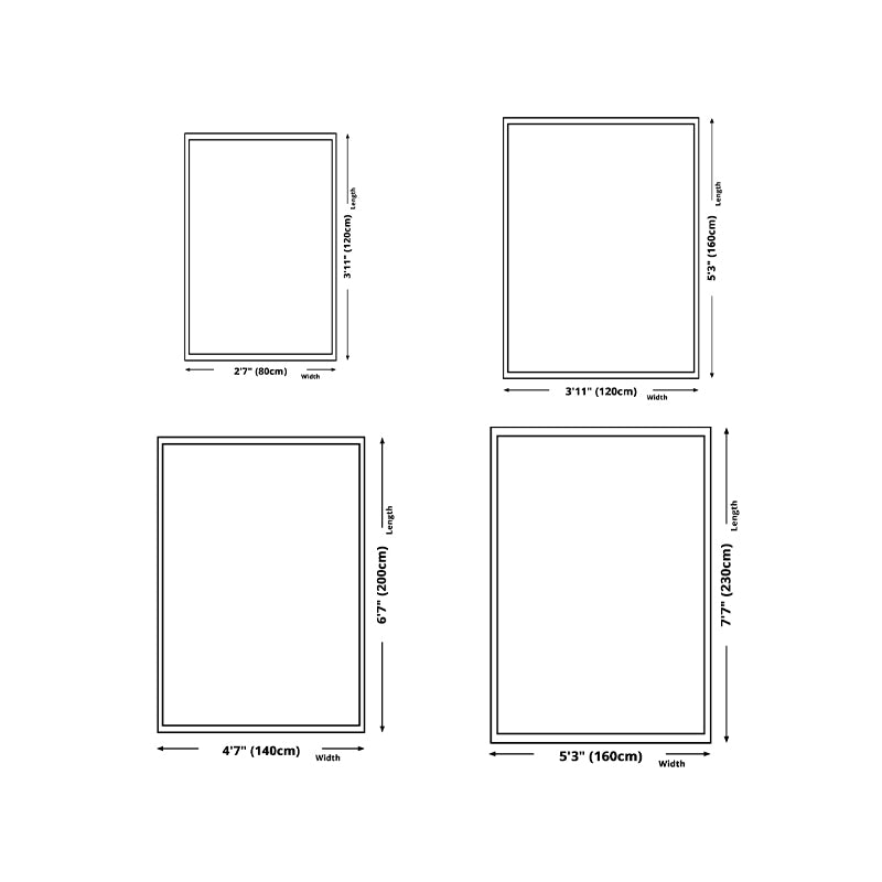 Light Brown Abstract Print Rug Polyester Modern Rug Washable Rug for Living Room