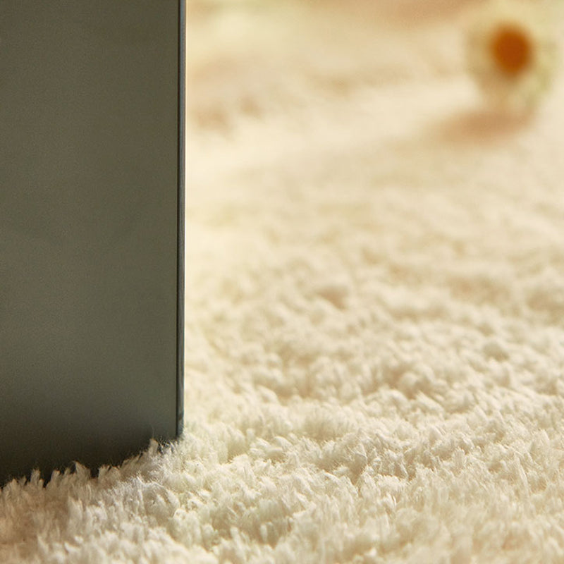 Beige Modern Rug Polyester Color Block Rug Washable Rug for Living Room
