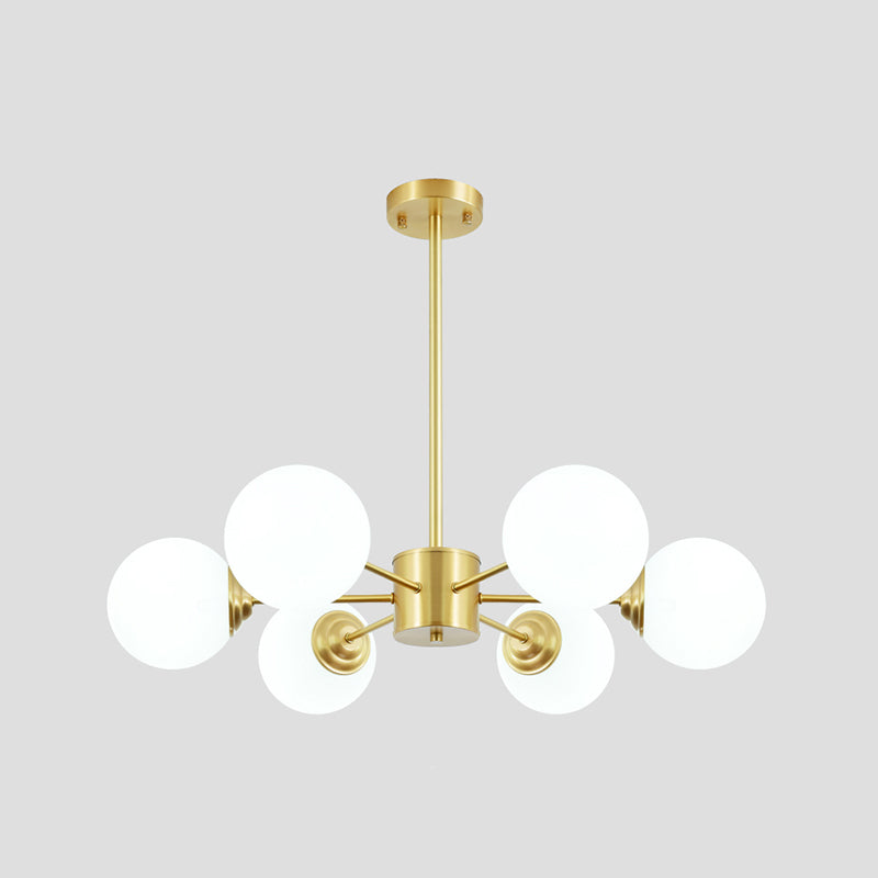 Lampade a lampadario moderne lampade a sospensione a sospensione multipla con tonalità di vetro