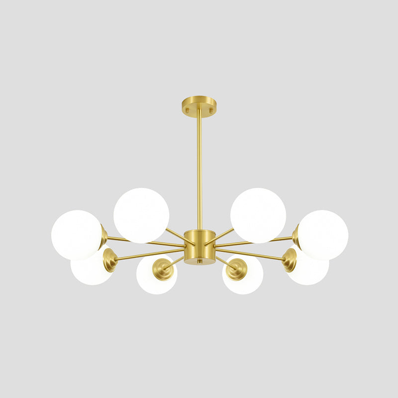 Lampade a lampadario moderne lampade a sospensione a sospensione multipla con tonalità di vetro