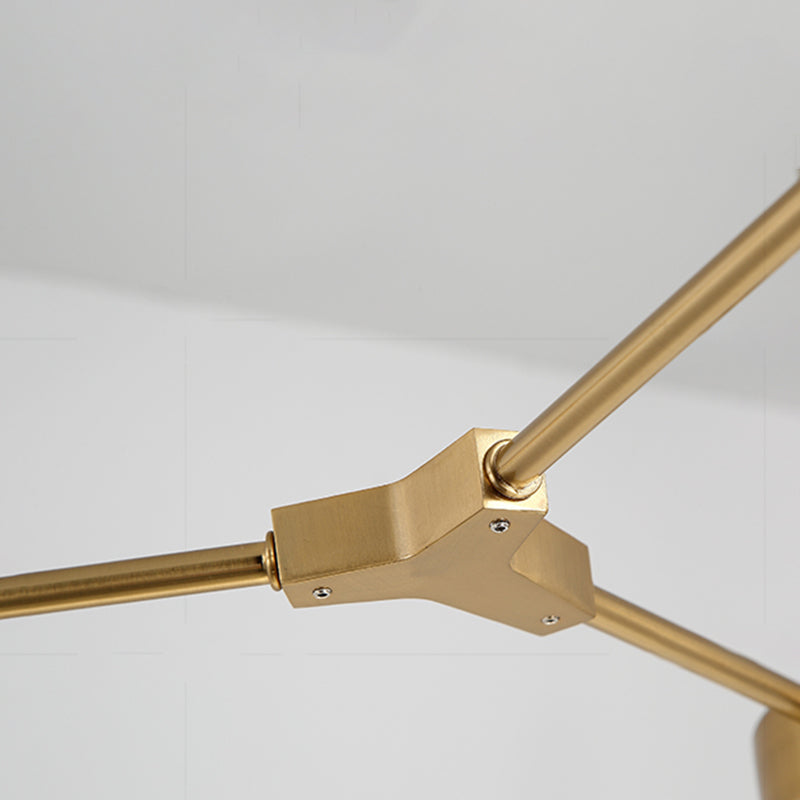 Postmodern Pendant Lamp Adjustable Metal Living Room Chandelier Lamp