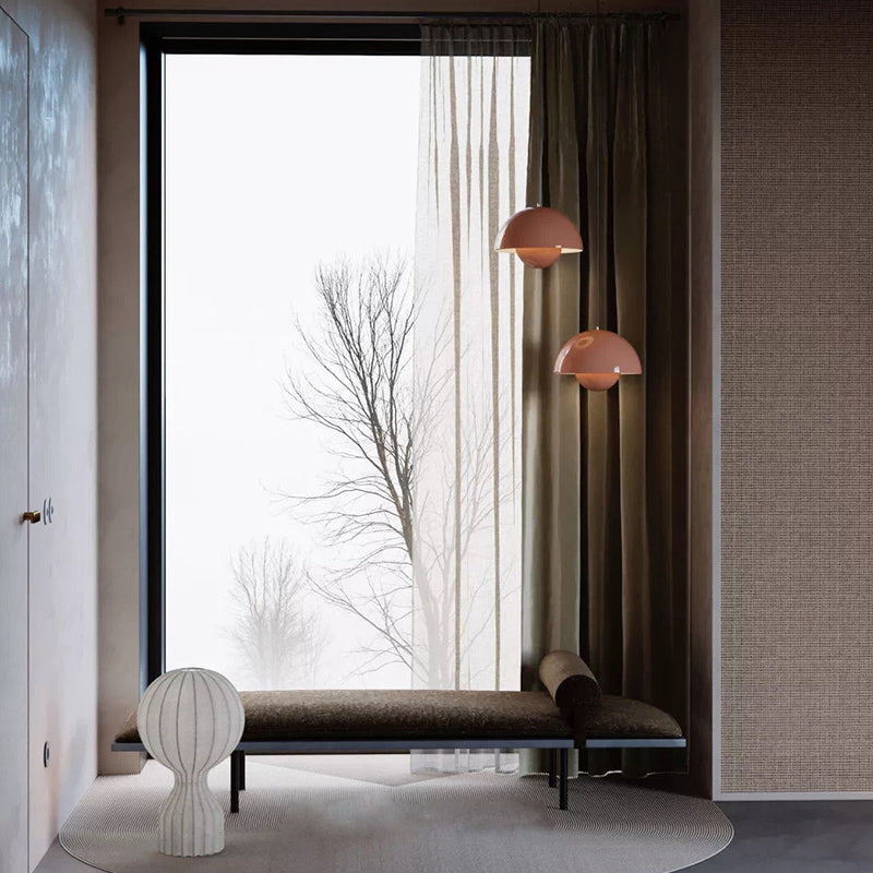 Luminaires pendentifs de style nordique 1 lumière minimaliste macaron suspendu