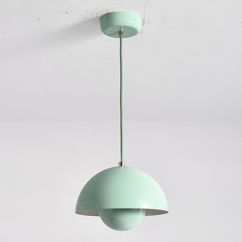Luminaires pendentifs de style nordique 1 lumière minimaliste macaron suspendu