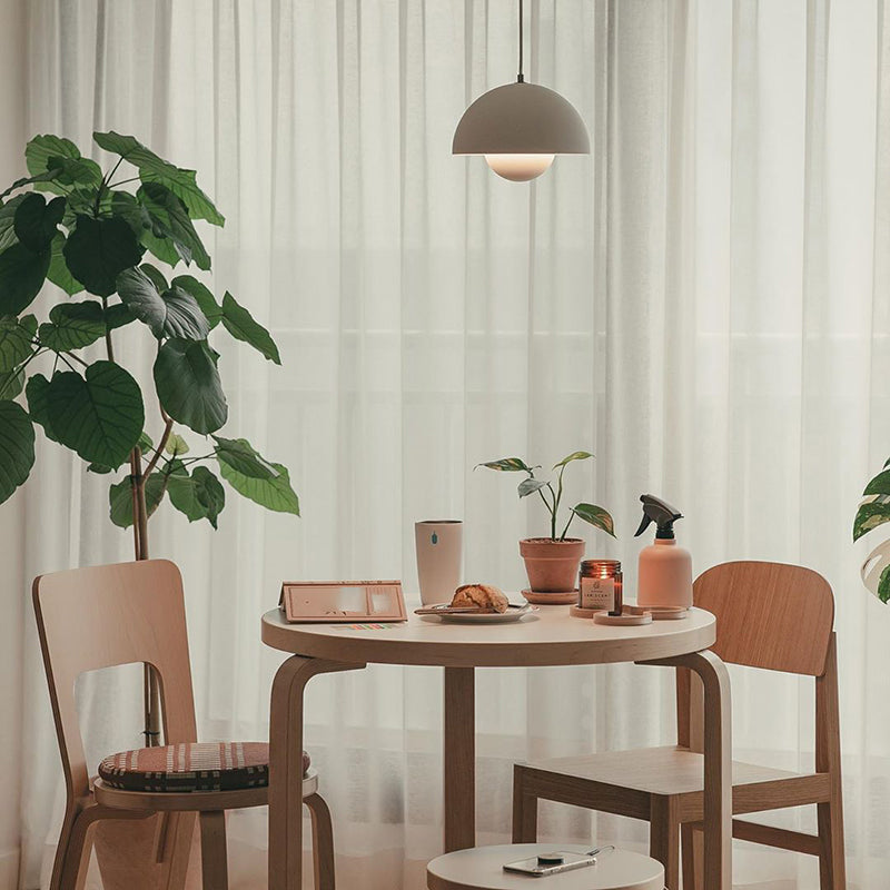 Luminaires pendentifs de style nordique 1 lumière minimaliste macaron suspendu