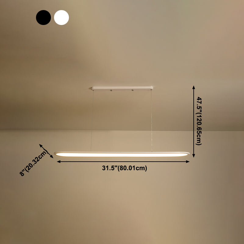 LED Pendant Light Dining Room Modern Simple Style Ceiling Hanging Lamp Fixture