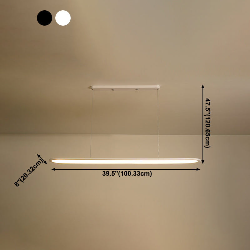 LED Pendant Light Dining Room Modern Simple Style Ceiling Hanging Lamp Fixture