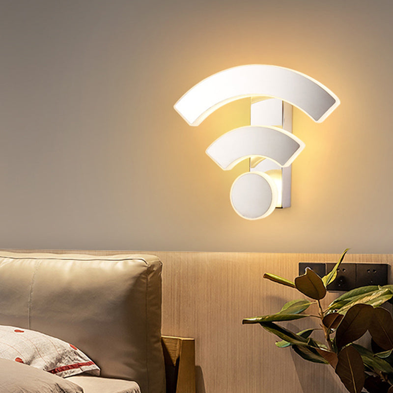 Sitting Room Wall Sconce Modern Metal Led 3 Light Simple Wall Mounted Light Fixture