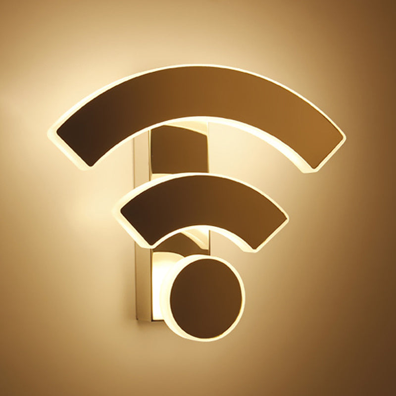 Sitting Room Wall Sconce Modern Metal Led 3 Light Simple Wall Mounted Light Fixture