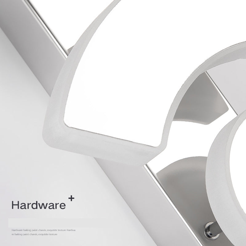 Sitting Room Wall Sconce Modern Metal Led 3 Light Simple Wall Mounted Light Fixture