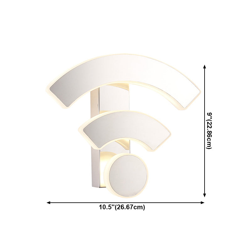 Sitting Room Wall Sconce Modern Metal Led 3 Light Simple Wall Mounted Light Fixture