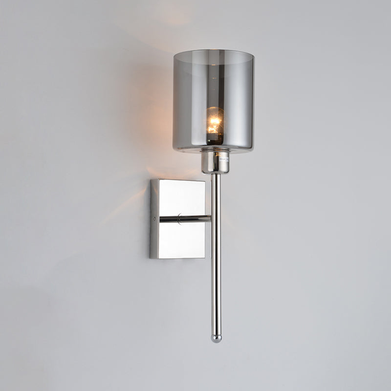 Contemporary 1 Head Wall Sconce Metal Wall Mounted Light Fixture for Living Room