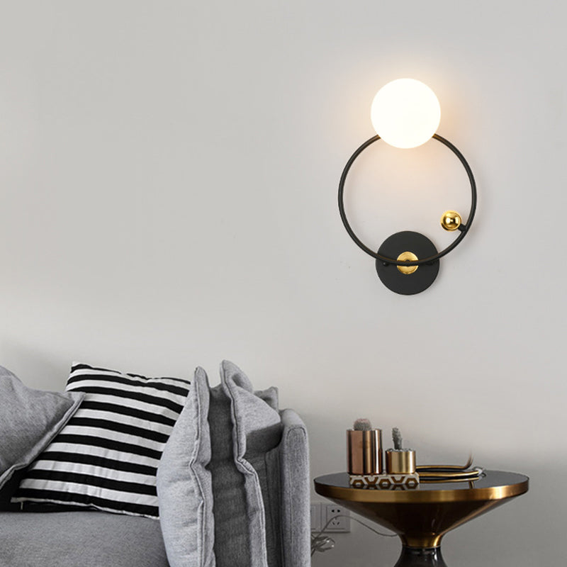 Salon en verre applique en verre moderne 1 luminaire mural mural de tête