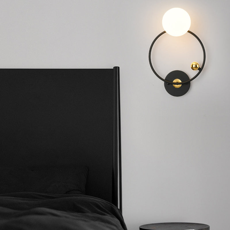 Salon en verre applique en verre moderne 1 luminaire mural mural de tête